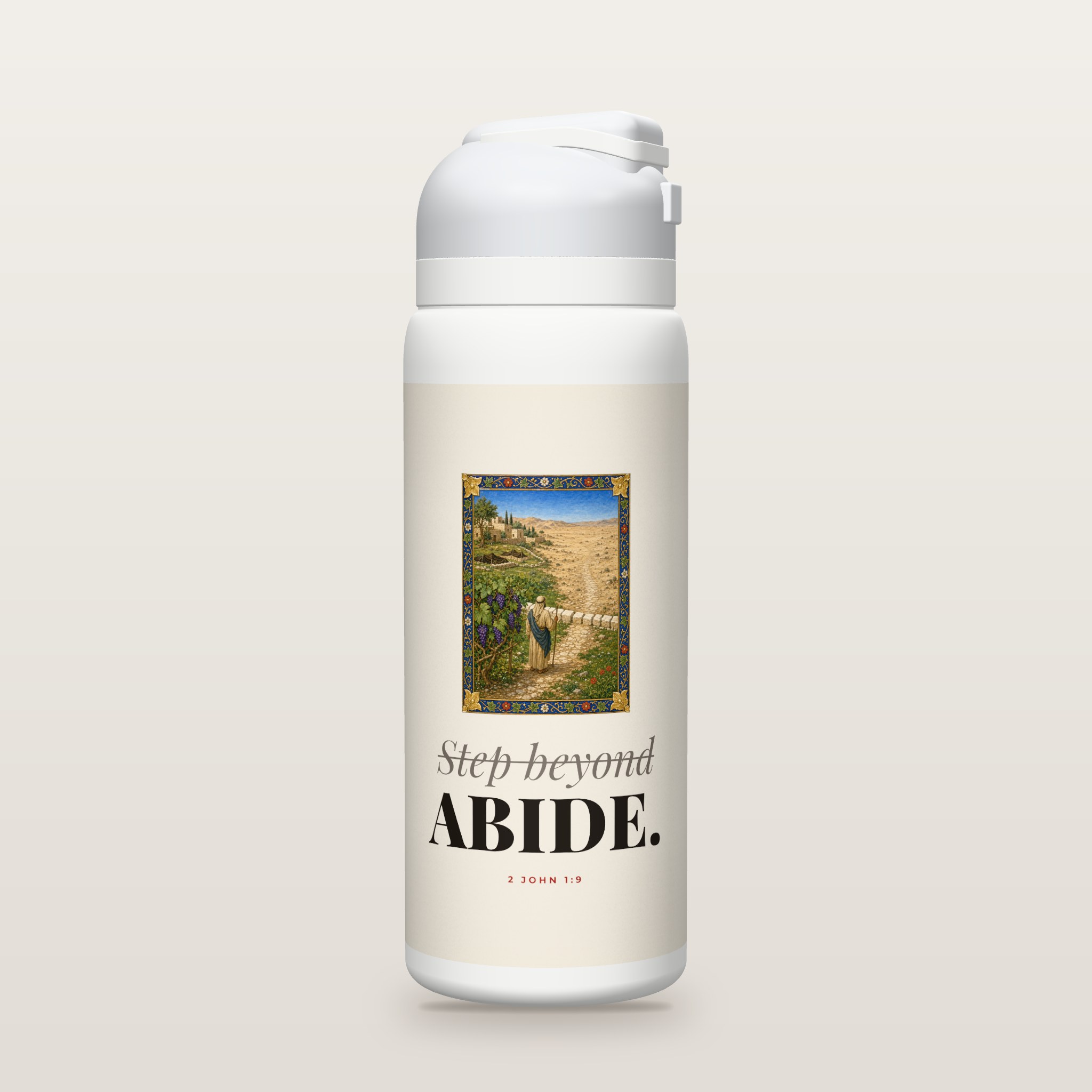 Abide, Not Beyond study bottle