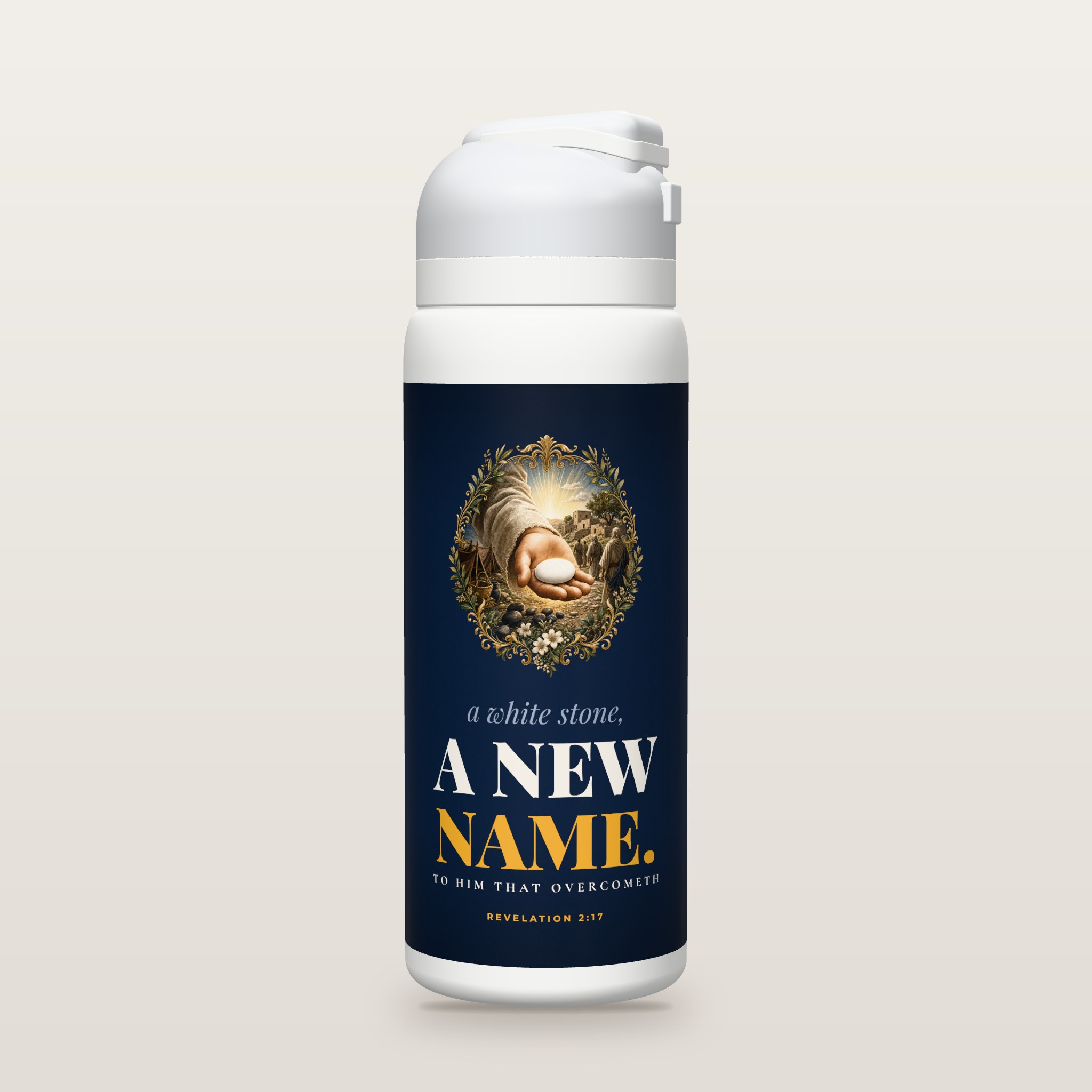 A White Stone study bottle