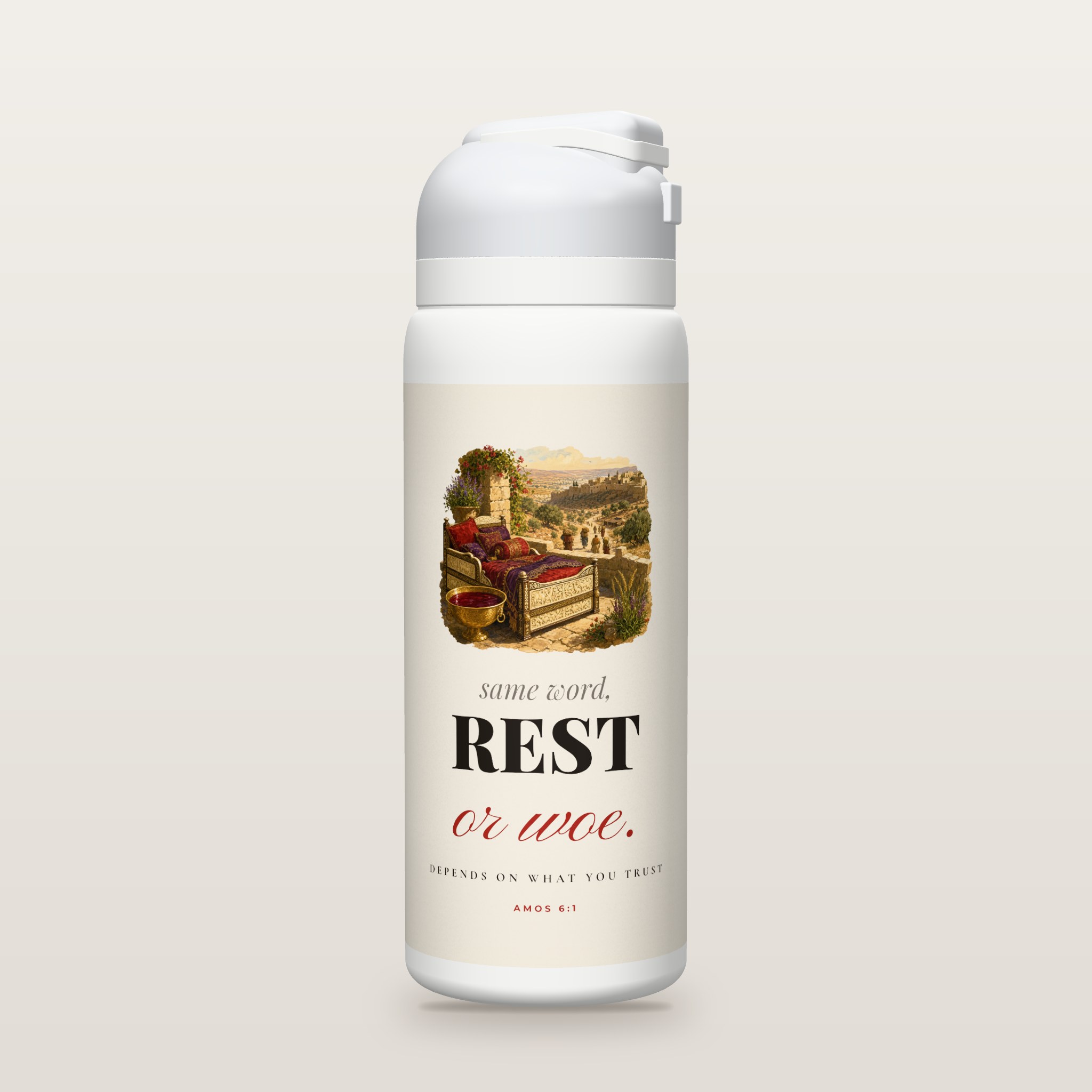 At Ease in Zion study bottle