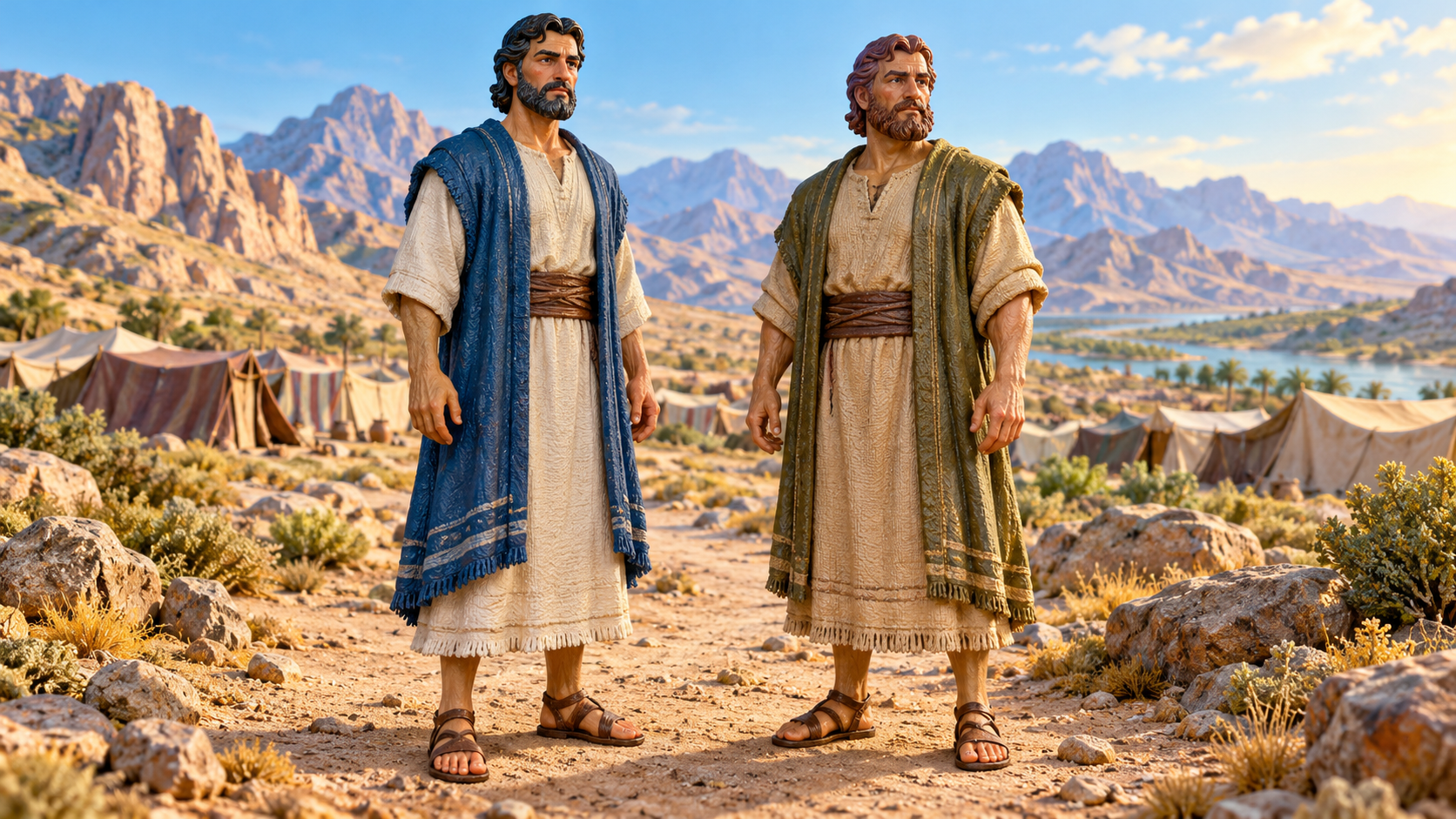 Figurine illustration: Faith remembers who is with you.