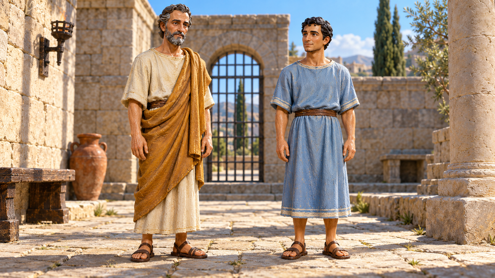 Figurine illustration: Suffering does not erase faithful devotion.